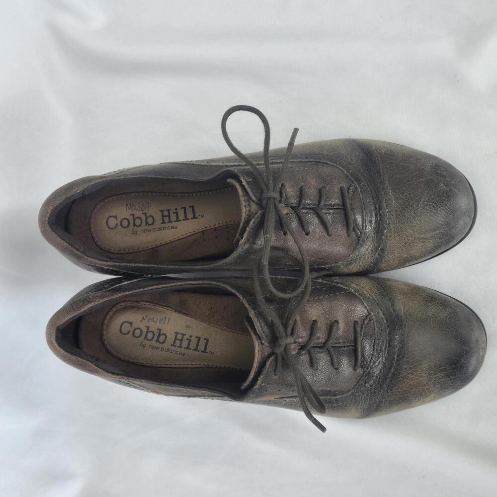 Cobb Hill Vintage Lace-Up Heels 7.5 Comfort Shoes Women's - Picture 3 of 10